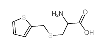 2-amino-3-(thiophen-2-ylmethylsulfanyl)propanoic acid结构式