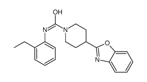 1-Piperidinecarboxamide,4-(2-benzoxazolyl)-N-(2-ethylphenyl)-(9CI) picture