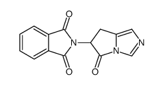 N-(5-oxo-6,7-dihydro-5H-pyrrolo[1,2-c]imidazol-6-yl)-phthalimide Structure