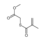 methyl 2-(2-methylprop-2-enoylsulfanyl)acetate结构式