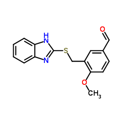 3-[(1H-Benzimidazol-2-ylsulfanyl)methyl]-4-methoxybenzaldehyde Structure