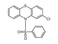 10-(benzenesulfonyl)-2-chlorophenothiazine Structure