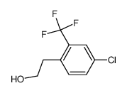 2-(4-chloro-2-trifluoromethyl-phenyl)-ethanol结构式