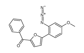 [5-(2-azido-4-methoxyphenyl)furan-2-yl]-phenylmethanone Structure