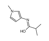 2-methyl-N-(1-methylpyrrol-3-yl)propanamide Structure