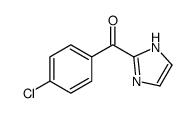 (4-氯苯基)(1H-咪唑-2-基)甲酮结构式