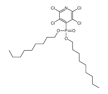 2,3,5,6-tetrachloro-4-di(nonoxy)phosphorylpyridine Structure