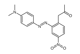 1-[2-[[4-(dimethylamino)phenyl]diazenyl]-4-nitrophenyl]propan-2-one结构式