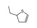2-ethyl-2,3-dihydrothiophene结构式