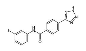 N-(3-iodophenyl)-4-(2H-tetrazol-5-yl)benzamide Structure