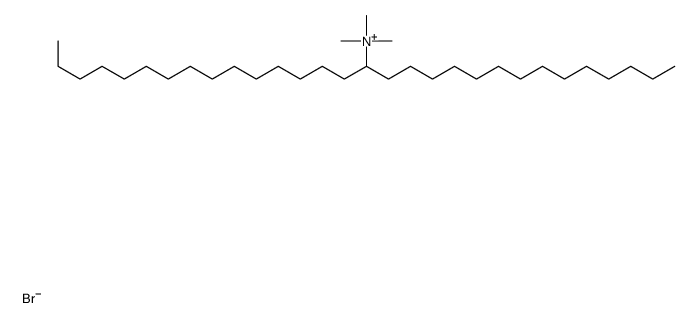 trimethyl(triacontan-15-yl)azanium,bromide结构式