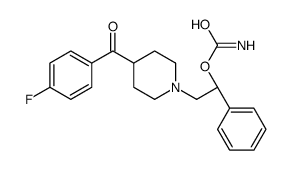 [(1S)-2-[4-(4-fluorobenzoyl)piperidin-1-yl]-1-phenylethyl] carbamate Structure