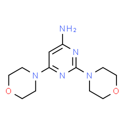 2,6-dimorpholino-pyrimidin-4-ylamine Structure