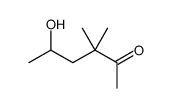 5-hydroxy-3,3-dimethylhexan-2-one Structure