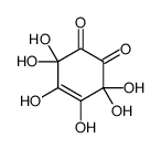 3,3,4,5,6,6-hexahydroxycyclohex-4-ene-1,2-dione Structure