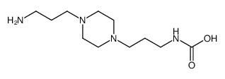 3-(4-(4-(carboxyamino)propyl)piperazin-1-yl)propan-1-amine结构式