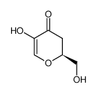 4H-Pyran-4-one, 2,3-dihydro-5-hydroxy-2-(hydroxymethyl)-, (2S)- structure