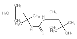 Thiourea,N,N'-bis(1,1,3,3-tetramethylbutyl)- structure