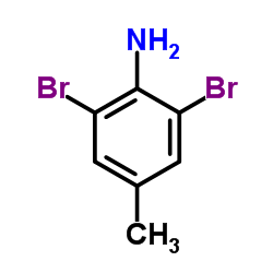 2,6-Dibromo-p-toluidine structure