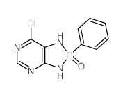 7-chloro-2-phenyl-1,3-dihydro-[1,3,2]diazaphospholo[4,5-d]pyrimidine 2-oxide结构式