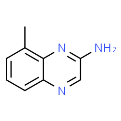 Quinoxaline, 2-amino-8-methyl- (5CI) structure