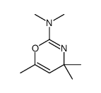 2-Dimethylamino-4,4,6-trimethyl-4H-1,3-oxazine structure