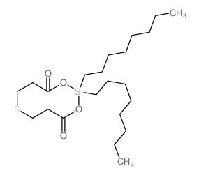 1,3-Dioxa-7-thia-2-silacyclodecane-4,10-dione,2,2-dioctyl-结构式