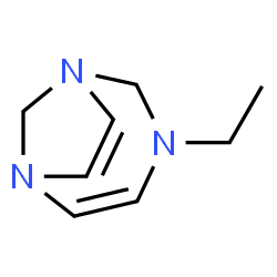 1,3,6-Triazabicyclo[4.2.1]nona-4,7-diene,3-ethyl-(9CI) Structure