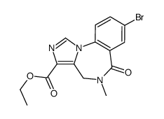 8-溴-5-甲基-6-氧代-5,6-二氢-4H-苯并[f]咪唑并[1,5-a][1,4]二氮杂卓-3-羧酸乙酯图片
