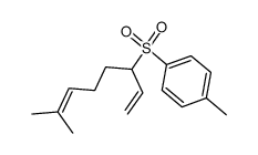 7-methyl-3-(p-tolylsulfonyl)octa-1,6-diene Structure