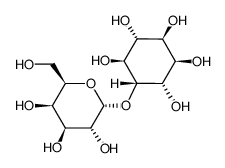 D-chiro-Inositol, 2-O-.alpha.-D-galactopyranosyl- Structure