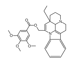 17,18-Dehydroapovincaminol-3',4',5'-trimethoxybenzoate Structure