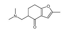 4(5H)-Benzofuranone,5-[(dimethylamino)methyl]-6,7-dihydro-2-methyl-(8CI) structure