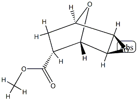 (1β,2α,4α,5β,6α)-3,8-Dioxatricyclo[3.2.1.02,4]octane-6-carboxylic acid methyl ester Structure