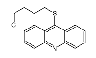 9-(4-chlorobutylsulfanyl)acridine Structure