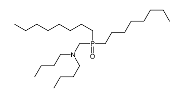 N-butyl-N-(dioctylphosphorylmethyl)butan-1-amine Structure