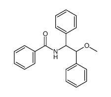 2-benzamido-1-methoxy-1,2-diphenylethane结构式