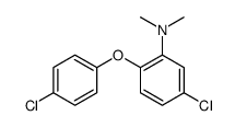 5-chloro-2-(4-chlorophenoxy)-N,N-dimethylaniline结构式