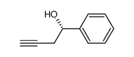 (-)-(S)-1-phenyl-3-butyn-1-ol结构式