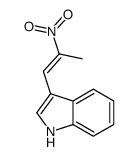 3-(2-nitroprop-1-enyl)-1H-indole结构式