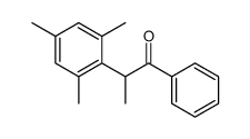 1-phenyl-2-(2,4,6-trimethylphenyl)propan-1-one结构式