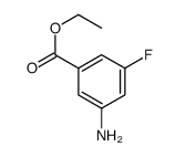 3-氨基-5-氟苯甲酸乙酯结构式