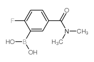 (5-(Dimethylcarbamoyl)-2-fluorophenyl)boronic acid picture