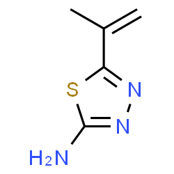 1,3,4-Thiadiazole,2-amino-5-isopropenyl- (5CI)结构式