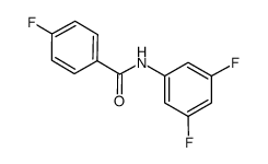 N-(3,5-difluorophenyl)-4-fluorobenzamide structure