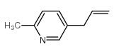 2-Methyl-5-(2-propenyl)-pyridine Structure