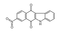 8-nitro-5H-benzo[b]carbazole-6,11-dione Structure