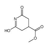 Methyl 2,6-dioxo-4-piperidinecarboxylate Structure