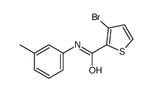 3-bromo-N-(3-methylphenyl)thiophene-2-carboxamide Structure