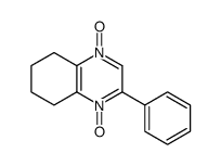 4-oxido-3-phenyl-5,6,7,8-tetrahydroquinoxalin-1-ium 1-oxide结构式